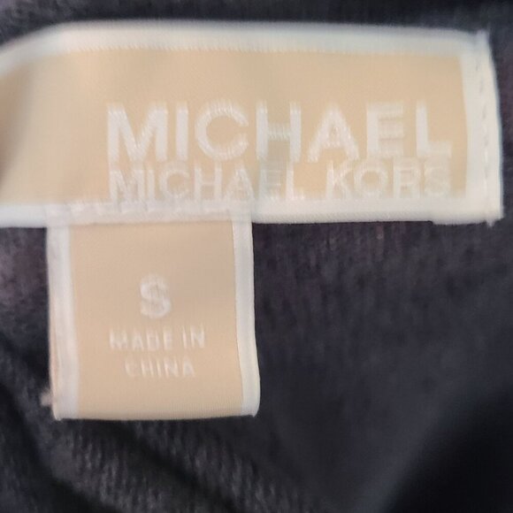 Michael Michael Kors Women's  Knit Linen blend Button Up Cardigan Gray Size S - Picture 6 of 8